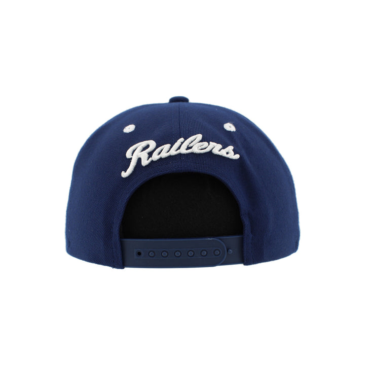 Flat Brim Z11 Primary Logo Navy Snapback Hat
