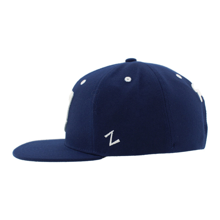 Flat Brim Z11 Primary Logo Navy Snapback Hat
