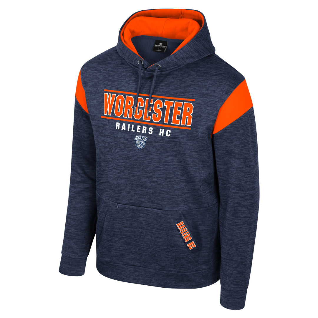 Sweatshirt Hood Artemis Marled Navy