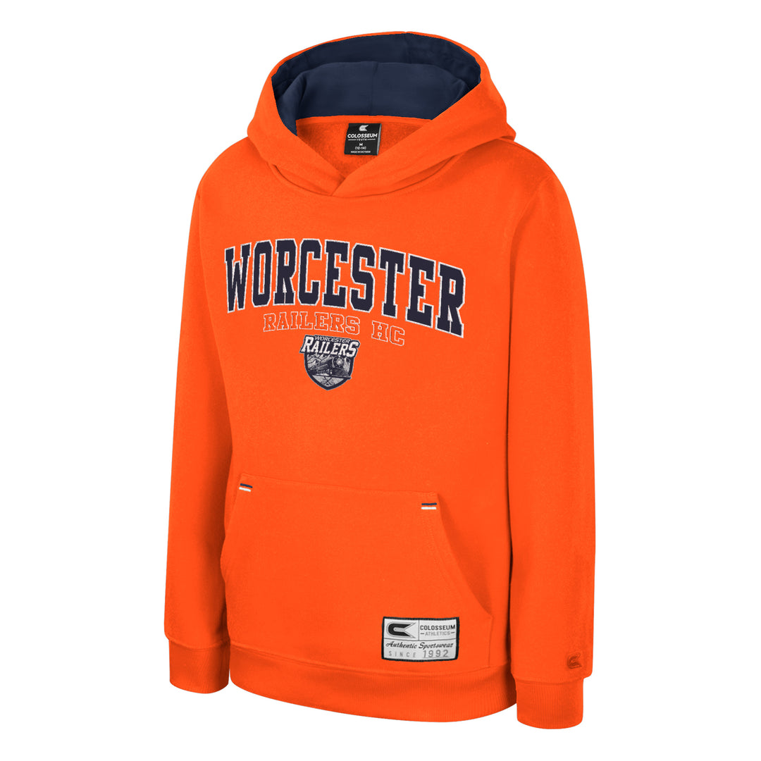 Youth Hooded Sweatshirt Land of OOO Orange