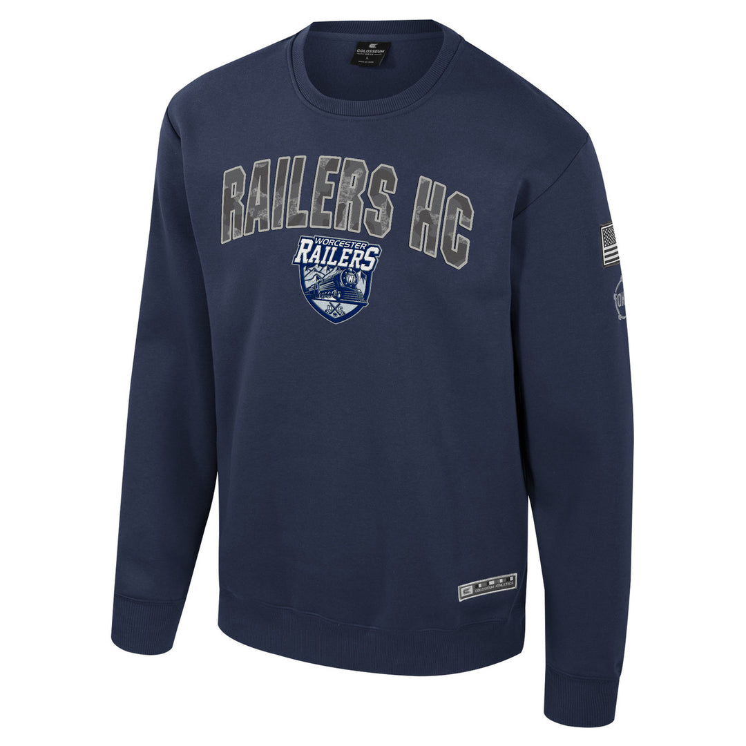 OHT Oorah Military Navy Crewneck Sweatshirt