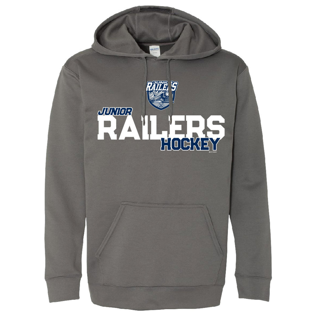 Jr Railers Performance Rotation Charcoal Hoodie