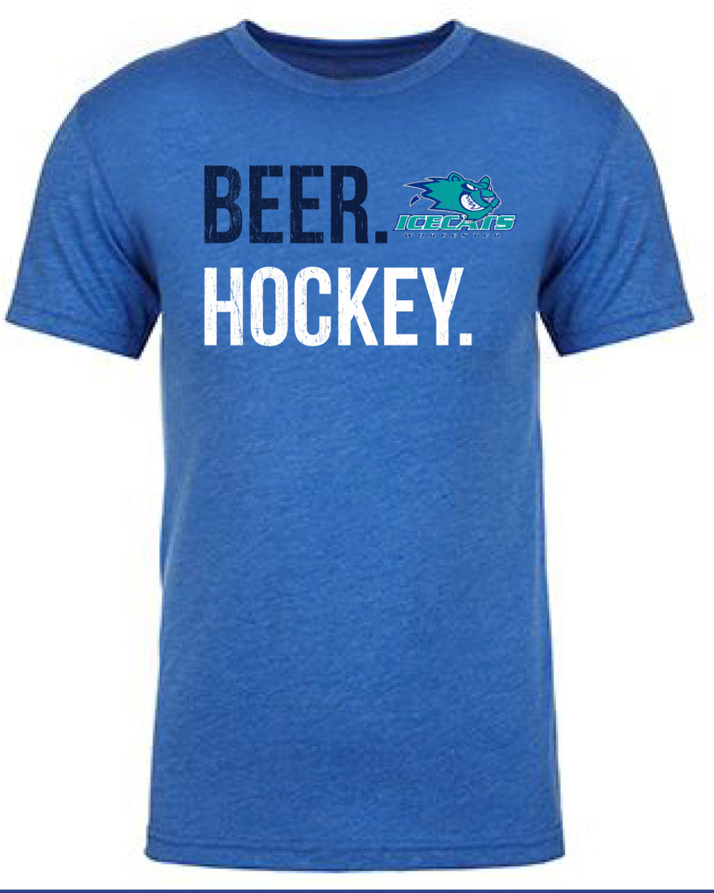 IceCats Beer Hockey Royal T-Shirt
