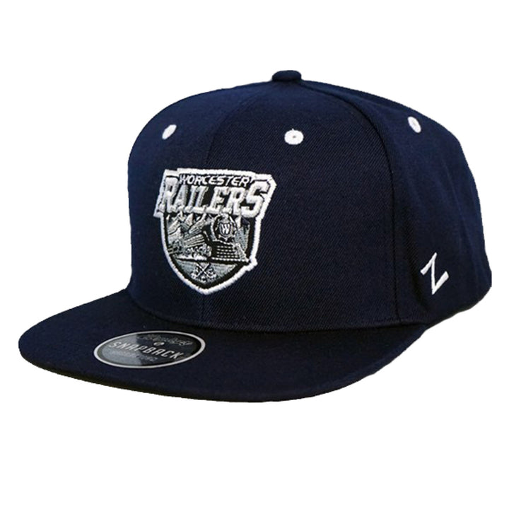 Flat Brim Z11 Primary Logo Navy Snapback Hat
