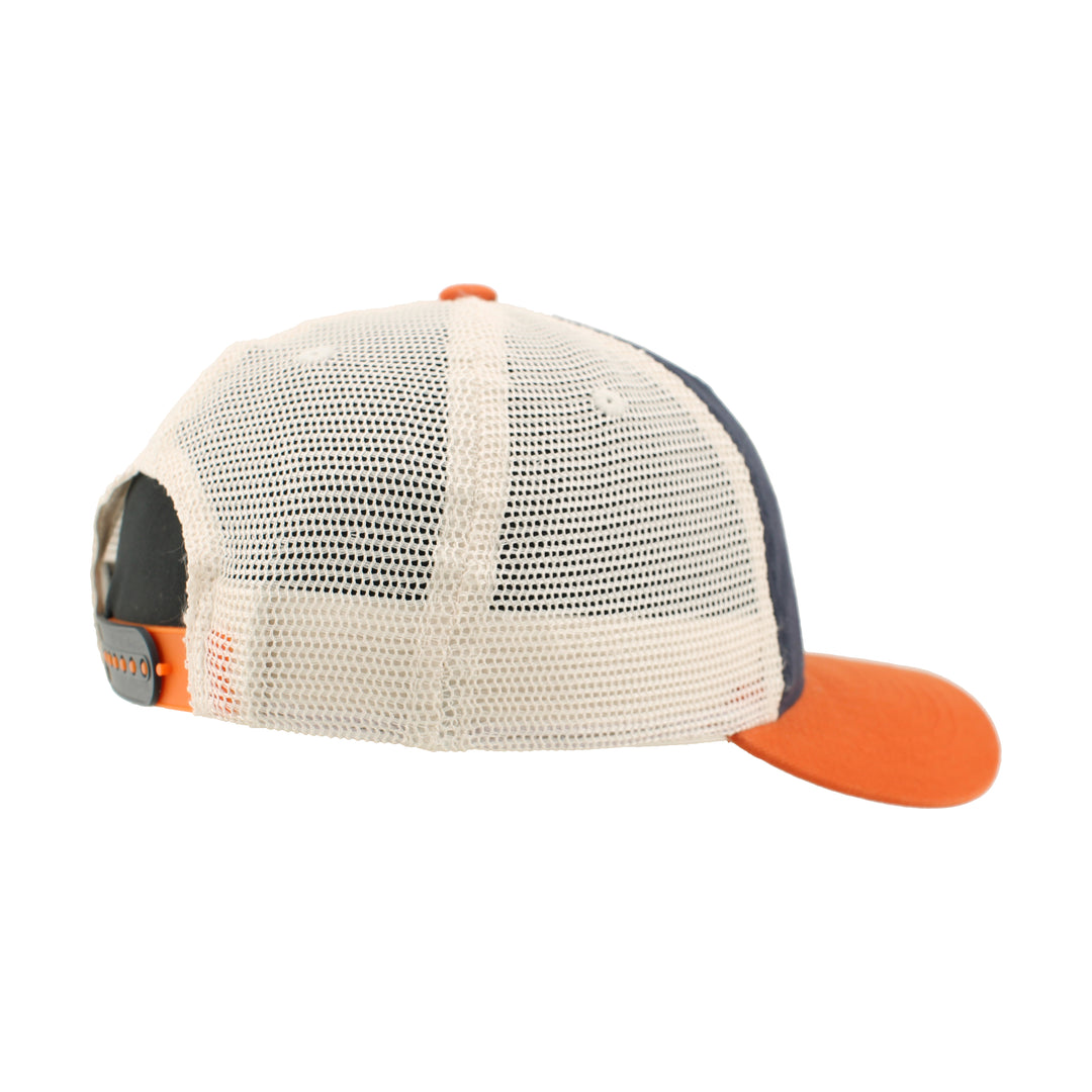 University Mesh Navy/Orange Hat