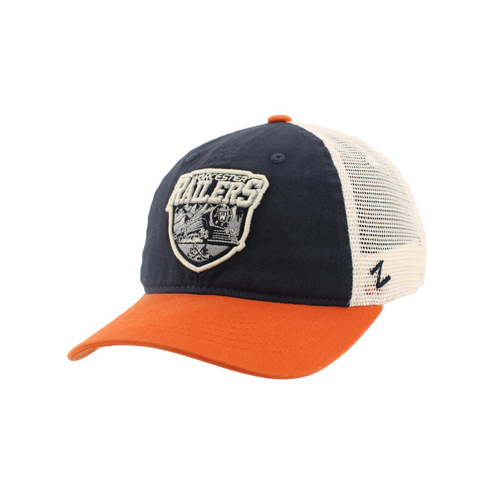 University Mesh Navy/Orange Hat