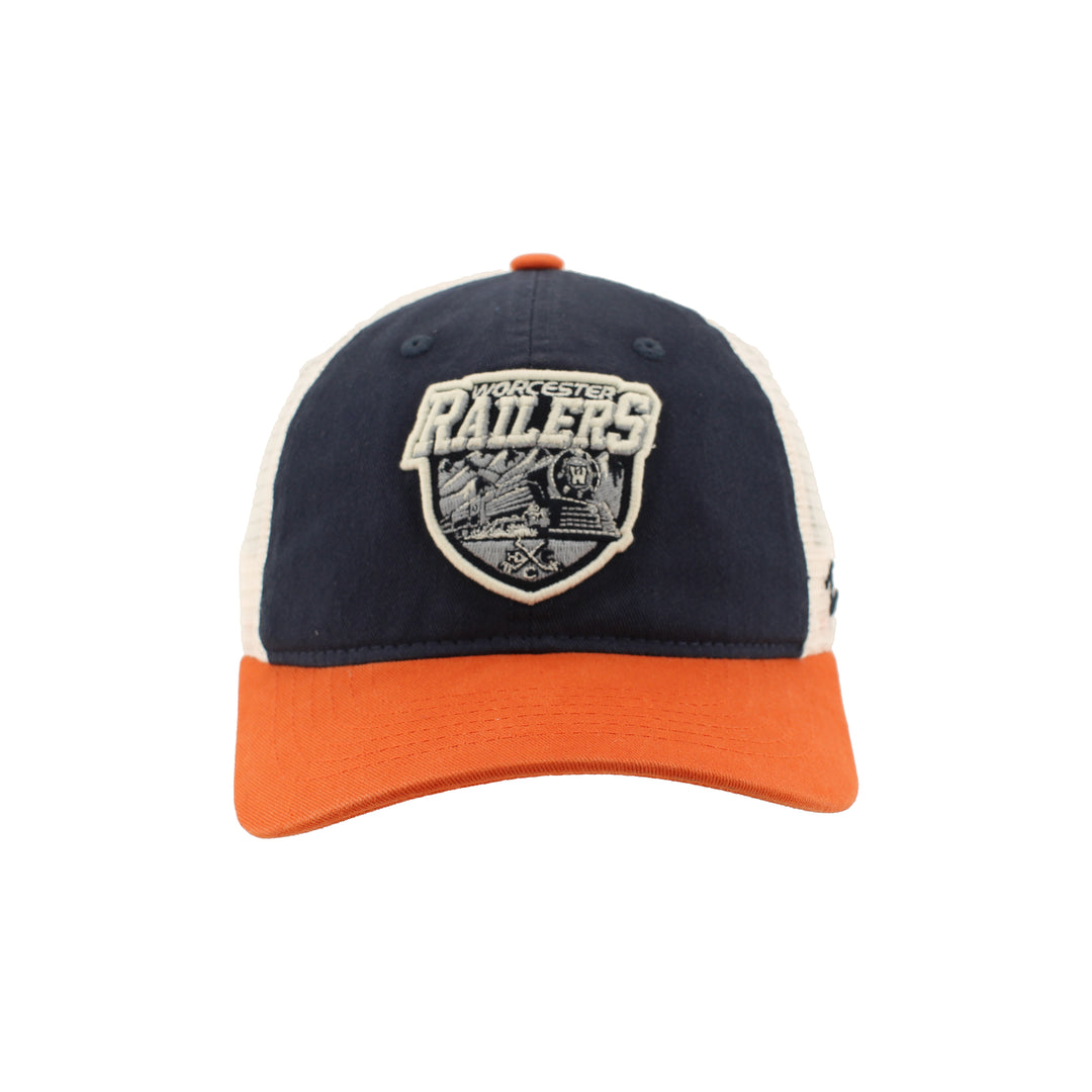 University Mesh Navy/Orange Hat