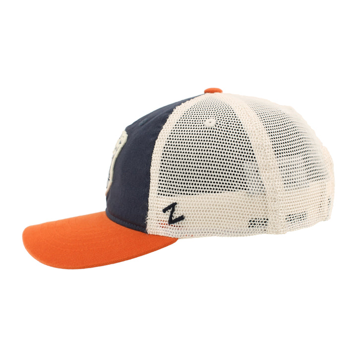 University Mesh Navy/Orange Hat