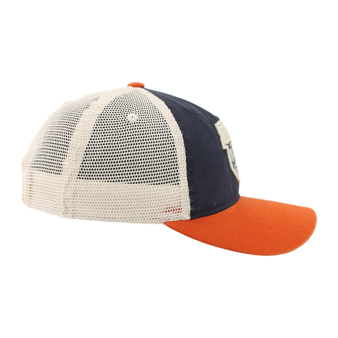 University Mesh Navy/Orange Hat