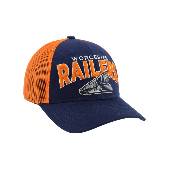Big Rig Richmond Trucker Navy/Orange Hat