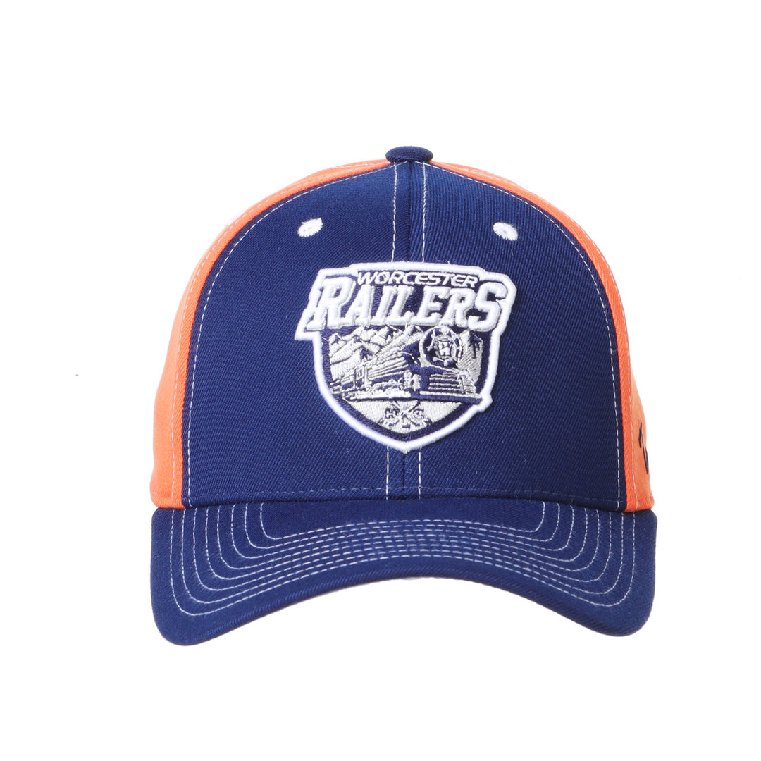 Flex Fit Fresno Navy/Orange Hat