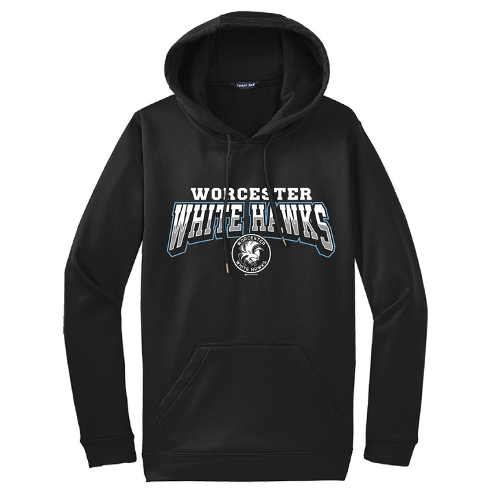 Worcester White Hawks Performance Black Hoodie