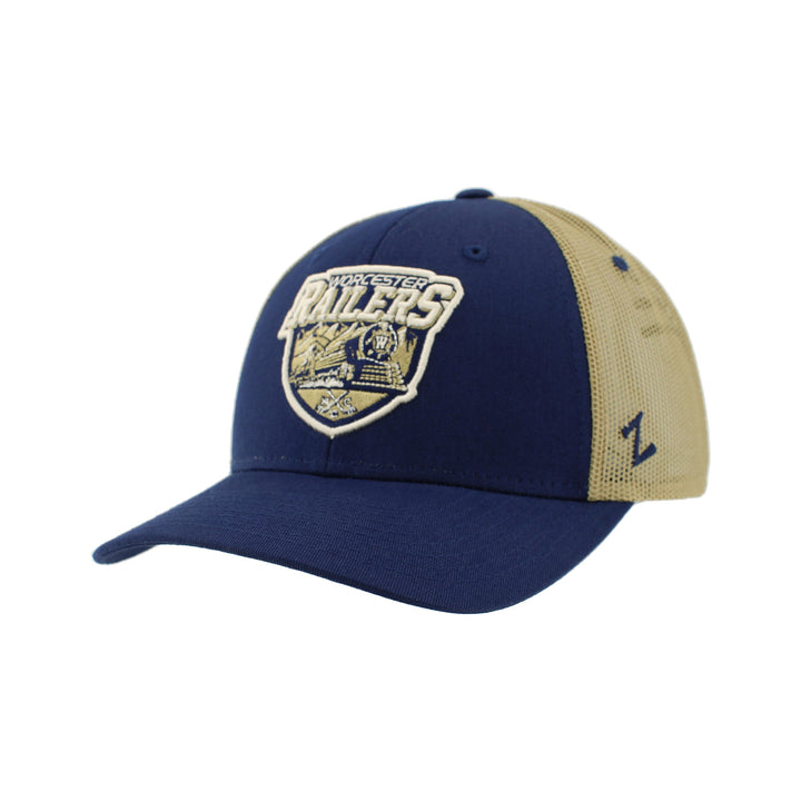 Dakota Trucker Primary Logo Navy/Khaki Hat