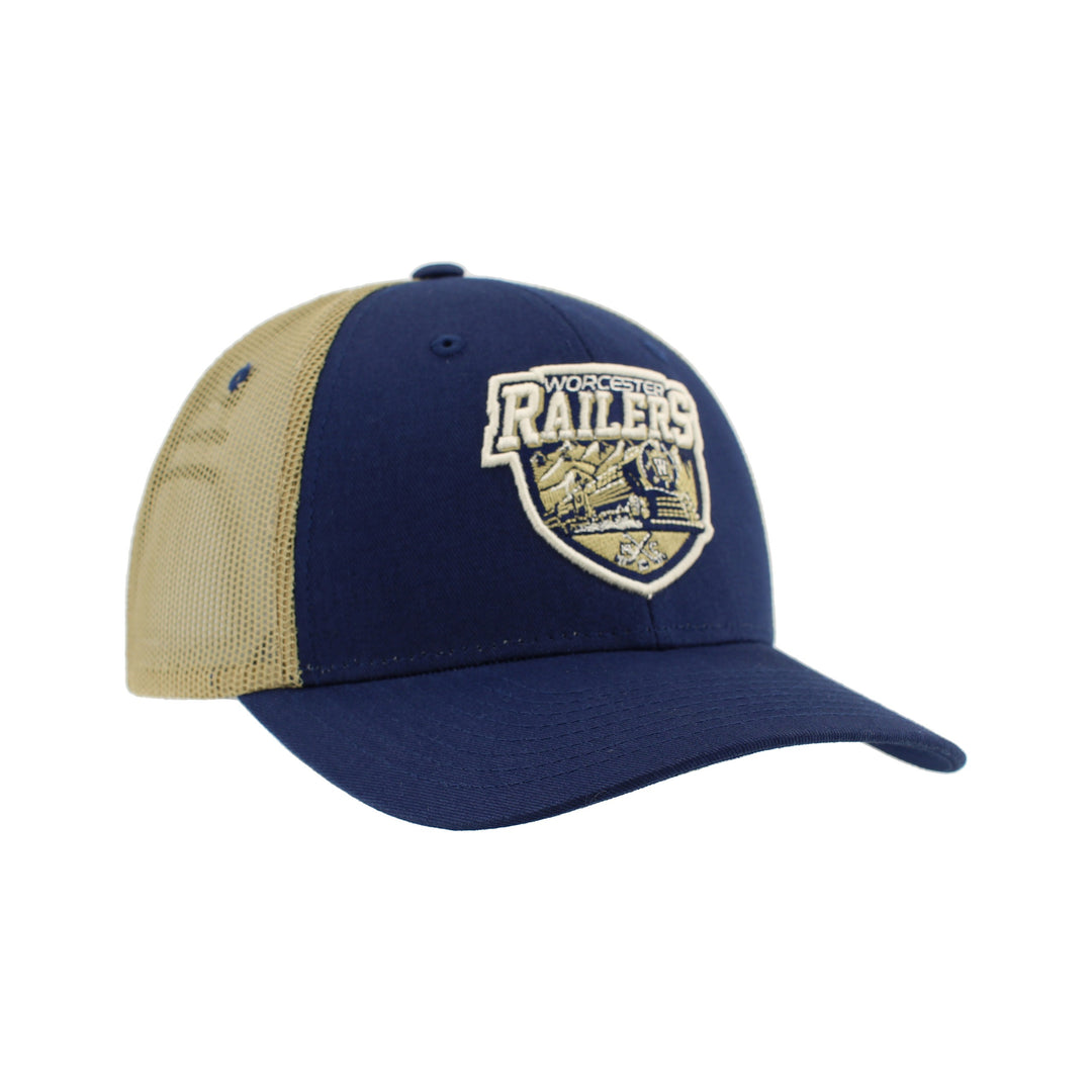Dakota Trucker Primary Logo Navy/Khaki Hat