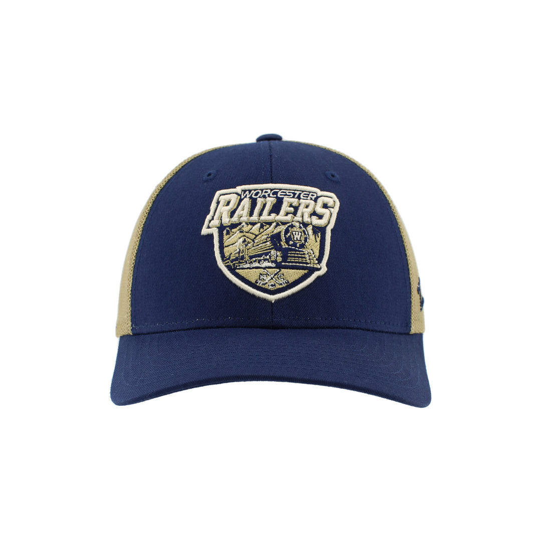 Dakota Trucker Primary Logo Navy/Khaki Hat