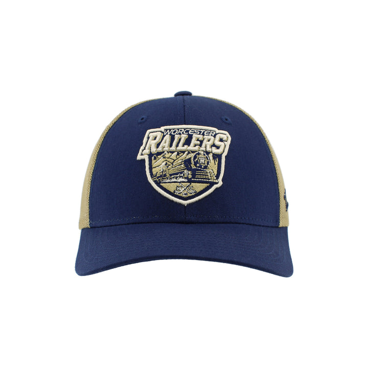 Dakota Trucker Primary Logo Navy/Khaki Hat