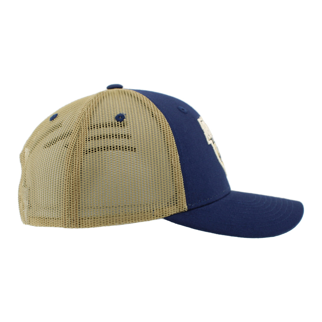 Dakota Trucker Primary Logo Navy/Khaki Hat